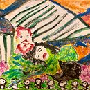 Love will tear us apart Ein Projekt aus dem Bereich Traditionelle Illustration, Zeichnen mit Buntstiften und Aquarellmalerei von Gea Ni - 11.08.2023