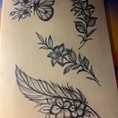 Mi proyecto del curso: Tatuaje botánico con puntillismo. Traditional illustration, Tattoo Design, and Botanical Illustration project by Maria Galeana - 09.15.2023