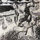 Full Moon's Hunger. Een project van Traditionele illustratie van Frank Percy - 17.09.2023