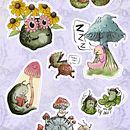 Mon projet du cours : Illustration de personnages adorables inspirés de la nature. Un proyecto de Diseño de personajes, Dibujo, Ilustración digital y Dibujo digital de foellneranouk - 17.09.2023