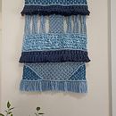 Agua . Design accesoriu, Arte și meșteșuguri, Design interior, Decorațiuni, Arte din fibre, Macramé și Design textil de Johanna Mildred Castro Amaya - 09.18.2023