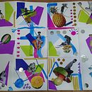 Meu projeto do curso: Caderno criativo: experimente com colagem, estampagem e decupagem. Traditional illustration, Collage, Paper Craft, and Sketchbook project by Ana Carolina Faria Camargo - 08.31.2023