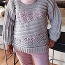 Mi proyecto del curso: Introducción a la técnica de hileras cortas en crochet para ropa.. Crochet project by pepaperezdearmas - 09.18.2023