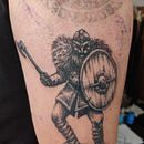Manga vikinga en proceso . Tattoo Design project by Damian Telias - 09.19.2023