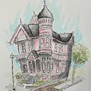 My project for course: Expressive Architectural Sketching with Colored Markers Ein Projekt aus dem Bereich Skizzenentwurf, Zeichnung, Architektonische Illustration, Sketchbook und Illustration mit Tinte von Julie Yankovich - 19.09.2023