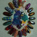 Meu projeto do curso: Introdução à nail art. Un progetto di Design, Illustrazione tradizionale, Pittura, Pattern design e Pittura decorativa di Gabriela Barbosa - 18.09.2023