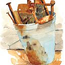 Mon projet : The Art of Watercolor: Paint Your Vision of the World. Projekt z dziedziny Trad, c, jna ilustracja,  Sztuki piękne,  Malarstwo i Malowanie akwarelą użytkownika manon_11 - 18.09.2023