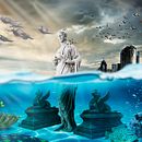 Mar Pós Apocalípticos. Photograph, Collage, Photo Retouching, Fine-Art Photograph, Photographic Composition, Photomontage, and Advertising project by flavio_rosendo - 09.19.2023