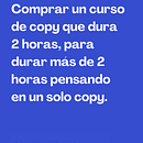 Mi proyecto del curso: Copywriting para copywriters. Publicidade, Cop, writing, Stor, telling, e Comunicação projeto de Harold Padilla - 19.09.2023