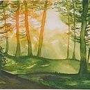 My project for course: Dreamy Watercolor Landscapes: Paint with Light Ein Projekt aus dem Bereich Malerei und Aquarellmalerei von Erzsébet Láng-Ijjas - 26.09.2023