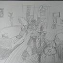 Mon projet du cours : Art de la perspective : appropriez-vous les espaces intérieurs  . % Trysken Van Crombrugge tarafından hazırlanan Geleneksel illüstras, on, Mimarlık, Çizim, Mimari İllüstras, Ve on projesi - 09.26.2023