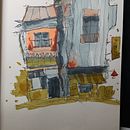 My first project!. Een project van  Schetsen,  Tekening,  Architecturale illustratie, Sketchbook y  Illustratie met inkt van Tiago Vieira - 26.09.2023