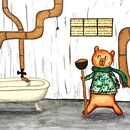 Discurso del Oso. Un projet de Illustration traditionnelle de Alejandra Aravena - 28.09.2023