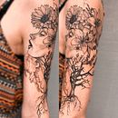 Meu projeto do curso: Tatuagem fine line: a sutileza da linha. Un progetto di Illustrazione tradizionale, Disegno e Design di tatuaggi di Talita Rodrigues - 28.09.2023