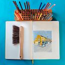 Mi proyecto del curso: Sketchbook ilustrado con lápices de colores. Un proyecto de Ilustración tradicional, Bellas Artes, Bocetado, Dibujo a lápiz, Dibujo, Dibujo artístico y Sketchbook de Claudia Silva - 29.09.2023