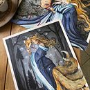 Kumiho  . Ilustrasi tradisional proyek oleh Virginie Valin - 09.29.2023