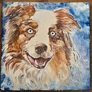 Birdy - Portrait animalier. Fine Arts, Painting, Oil Painting, and Naturalistic Illustration project by Cindy Crespel - 09.30.2023