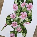My project for course: Negative Watercolor Painting for Botanical Illustration. Een project van Traditionele illustratie, Aquarelschilderen y  Botanische illustratie van lena_tsch - 30.09.2023