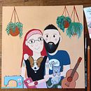 Mijn project van de cursus: Speelse illustratie met aquarel en kleurpotloden. Un proyecto de Ilustración tradicional, Pintura, Pintura a la acuarela, Dibujo de Retrato, Dibujo con lápices de colores y Pintura gouache de Daphne - 01.10.2023