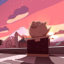 Hilda Background design. Traditional illustration, Film, Video, TV, and Digital Painting project by Misael Méndez - 07.01.2021