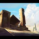  The lost city of Zhia: Concept Art for videogames. Traditional illustration, Digital Illustration, Video Games, Concept Art, and Game Design project by lu4n4gui4r - 09.28.2023