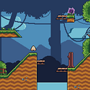 escenario para videojuego pixel art . Animação 2D, Animação 3D, Videogames, Pixel Art, Design de videogames, e Desenvolvimento de videogames projeto de Juan Rubiano - 30.09.2023