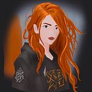 My project for course: Cartoon-Style Character Portraits with Procreate. Un proyecto de Diseño de personajes, Ilustración digital, Dibujo digital y Pintura digital de genaellet - 03.10.2023