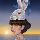 Mi proyecto del curso: Retratos digitales de fantasía con Photoshop. Un proyecto de Ilustración tradicional, Dibujo, Ilustración digital, Dibujo de Retrato, Dibujo digital y Pintura digital de Dulu Colom - 03.10.2023