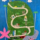 My project for course: Story Illustration with Paper. Projekt z dziedziny Trad, c, jna ilustracja,  Kolaż, Papercraft, Ilustracje dla dzieci, Kreat, wne zabaw, z dziećmi i Narracja użytkownika mahasti9 - 04.10.2023