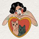 Mi proyecto del curso: Diseño de tatuajes estilo old school en Procreate. Un progetto di Disegno, Illustrazione digitale e Design di tatuaggi di Mery García de León - 05.10.2023
