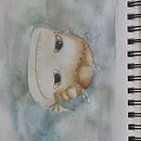 31 Days 31 Drawings 2023 . Un proyecto de Ilustración tradicional, Pintura a la acuarela y Dibujo de Gabriela Paredes - 04.10.2023