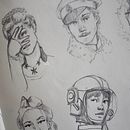 100 heads challenge is here. Traditional illustration, and Artistic Drawing project by Sheila Onandía - 10.06.2023