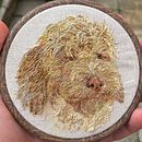 My project for course: Embroidered Pet Portraits: The Thread Painting Technique . Bordir, Ilustrasi Naturalistik, Dan Desain Tekstil proyek oleh rosie_spiegelhalter - 10.07.2023