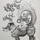 Barking mad. Un proyecto de Ilustración tradicional de Sally Jory - 08.10.2023