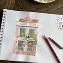 My project for course: Gouache Techniques for Illustration. Un proyecto de Ilustración tradicional, Bocetado, Creatividad, Dibujo, Pintura a la acuarela, Sketchbook y Pintura gouache de Nollet Martina - 08.10.2023