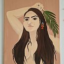 My project for course: Female Portraiture with Acrylics. Painting, Acr, and lic Painting project by Alyanne Bauer - 10.08.2023