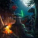 BABY YODA. Photograph, Photograph, Post-production, Photo Retouching, Digital Photograph, Fine-Art Photograph, Photomontage, and Art Direction project by pedro fernandez - 10.10.2023