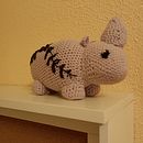 amigurumi rinoceronte Ein Projekt aus dem Bereich H, werk, Spielzeugdesign, Weben, DIY, Crochet, Amigurumi und Textildesign von septiembreanto - 13.10.2023