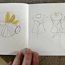 Mijn project van de cursus: Het botanische sketchbook: een meditatieve benadering. Projekt z dziedziny Trad, c, jna ilustracja, Sketching,  R, sunek, Malowanie akwarelą, R, sunek botaniczn i Sketchbook użytkownika Sandra Hof - 14.10.2023