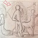 Mi proyecto del curso: Fundamentos del dibujo de personas a partir de la imaginación. Traditional illustration, Fine Arts, Sketching, Pencil Drawing, Drawing, Artistic Drawing, and Figure Drawing project by Lucía Ezquerro Terés - 10.14.2023