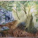 Il mio progetto del corso: Paesaggi incantevoli ad acquerello: dipingi con la luce . Pictură în acuarelă, Ilustrație tradițională și Arhitectură peisagistică de pensione_la_pergola - 10.15.2023