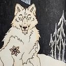 Amarok . Traditional illustration, Drawing, Ink Illustration, Sketchbook, Artistic Drawing, and Character Design project by Beatriz Gálvez - 09.21.2023