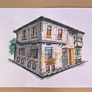 Mi proyecto del curso: Dibujo arquitectónico expresivo con marcadores de colores . % Domingo Martinez Becerra tarafından hazırlanan Eskiz çizimi, Çizim, Mimari İllüstras, on, Eskiz defteri, Mürekkep İllüstras, Ve onu projesi - 10.15.2023