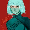 Mi proyecto del curso: Crea retratos estilizados con tu propio estilo Ein Projekt aus dem Bereich Design von Figuren, Zeichnung, Porträtzeichnung und Digitale Zeichnung von Alvin Kcalb - 15.10.2023