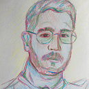 Meu projeto do curso: Desenho de retratos vibrantes com lápis de cor. Desenho, Desenho de retrato, Sketchbook, e Desenho com lápis de cor projeto de Érico José - 15.10.2023