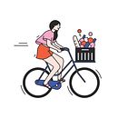 Dutch summer. Digital Illustration, and Editorial Illustration project by Patricia Velasco - 10.16.2023