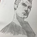 My project for course: Artistic Portrait Drawing: Capture Authentic Expressions. Un progetto di Illustrazione tradizionale, Belle arti, Bozzetti, Disegno a matita, Disegno, Disegno di ritratti, Disegno realistico, Disegno artistico e Disegno anatomico di Rachel Klopfenstein - 16.10.2023
