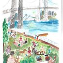 My project for course:  Freehand Sketching with Acrylic and Watercolor. Projekt z dziedziny Sketching,  R, sunek, Malowanie akwarelą, Malarstwo akr, lowe i Sketchbook użytkownika Lucy Wang - 01.10.2023