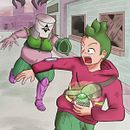 Mi proyecto del curso: Ilustración digital de personajes manga Ein Projekt aus dem Bereich Design von Figuren, Comic, Digitale Illustration und Manga von Jonathan Tan - 03.10.2023