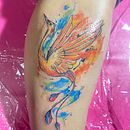 Mi proyecto del curso: Técnicas de tatuaje estilo acuarela: arte sobre piel Ein Projekt aus dem Bereich Traditionelle Illustration, Malerei, Aquarellmalerei und Tattoodesign von Tatiana Ordóñez - 16.10.2023